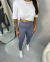 Calça Legging Feminina Fusô Cinza - comprar online