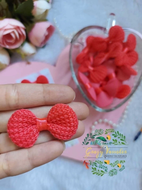 Laço Crochet - 5 unidades