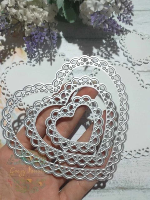 Trio Coração Rendinha