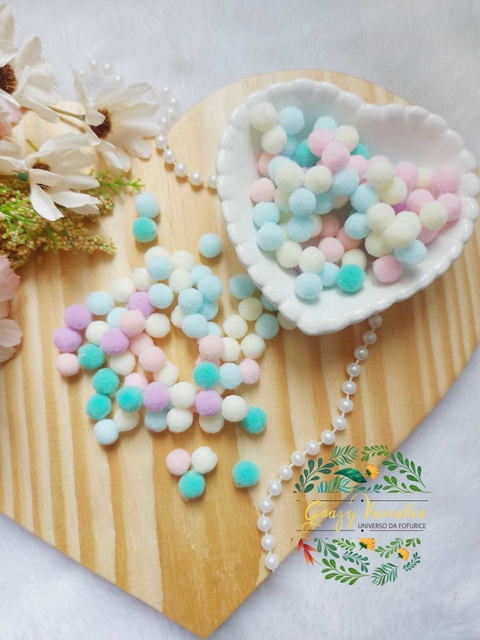Pompom 10mm - 50 unidades