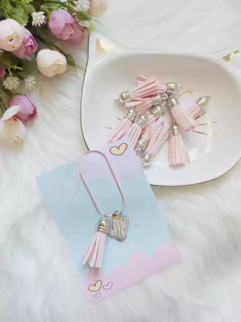 Mini Tassel de Camurça - 10 unidades