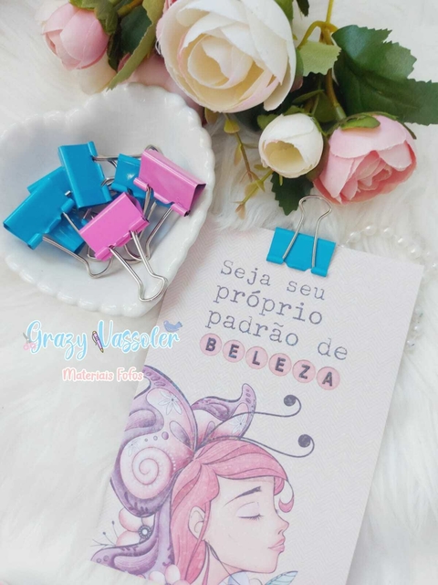 Clips Color 25mm - unidade