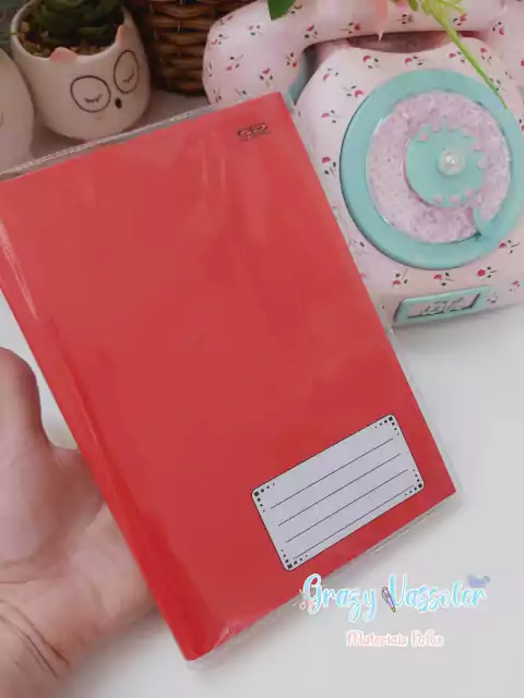 Capa Plástica para Caderno Brochura 1/4 (pequeno)