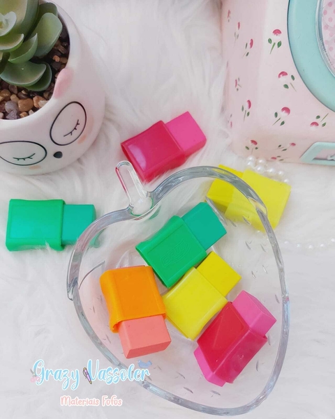 Borracha Neon com Capa Plástica BRW