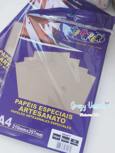 Papel Kraft A4 Natural