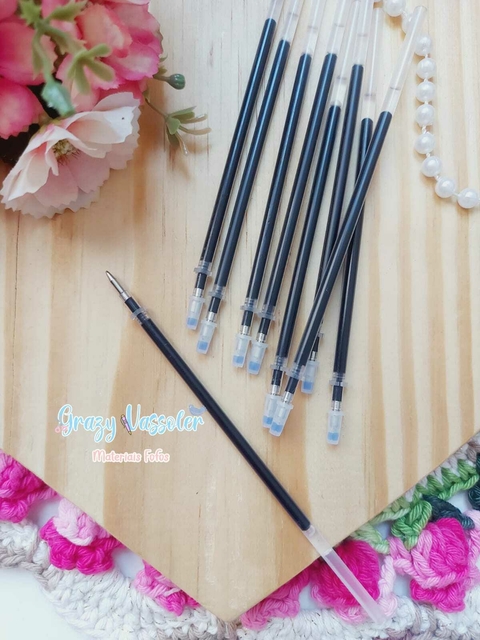 Refil para Caneta em gel 1 MM - Preto
