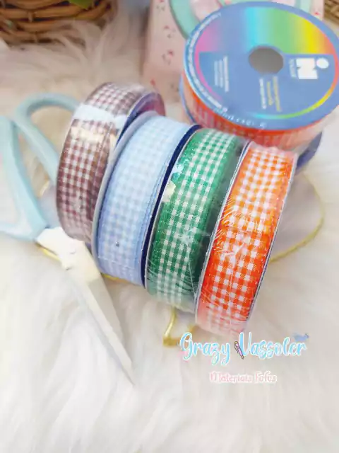 FITA 15MM XADREZ - MÉDIO 10 METROS - comprar online