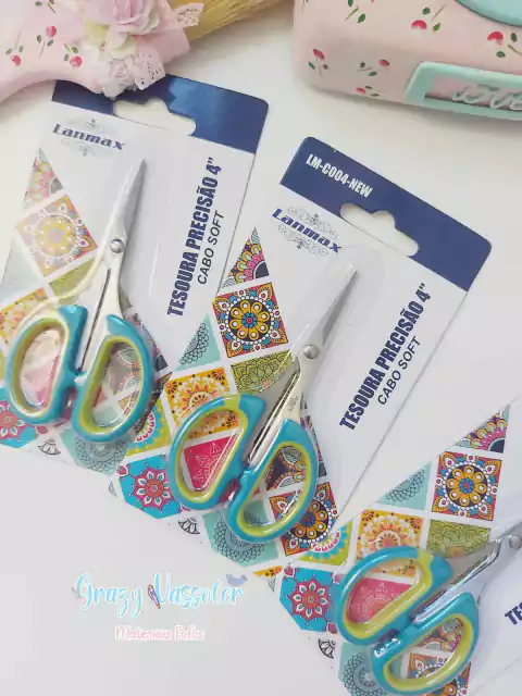 Tesoura de Precisão 4" - Cabo Soft