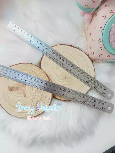 Régua de aço 30 cm