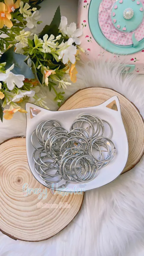 Argola Articulada 30mm Prata