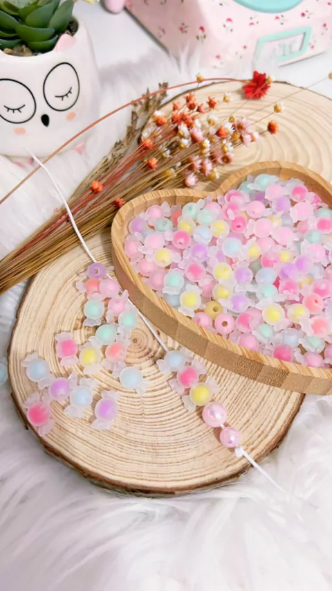 Entremeio Balinha fosca 10mm - 20 gr