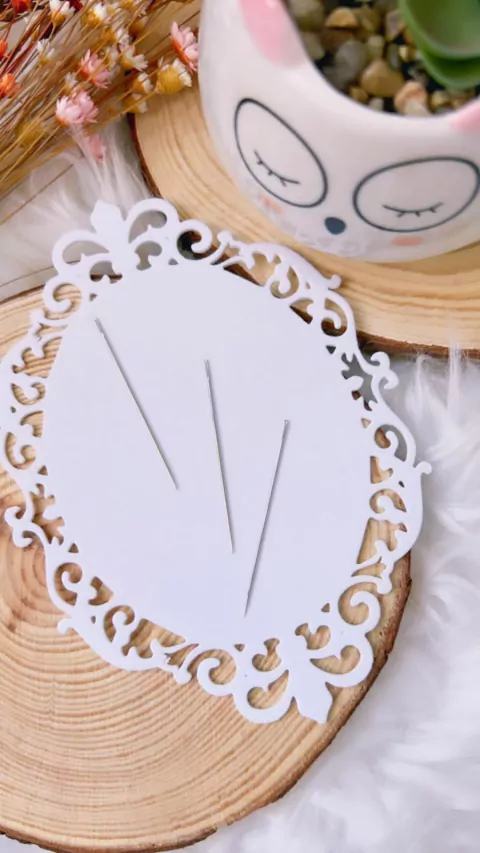 Agulha para costura n° 6 em aço inoxidável