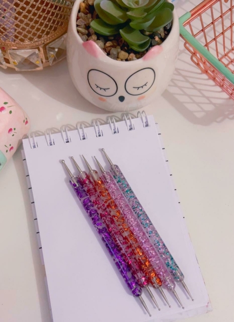 Kit de Pinta Bolinhas de acrílico Luxo