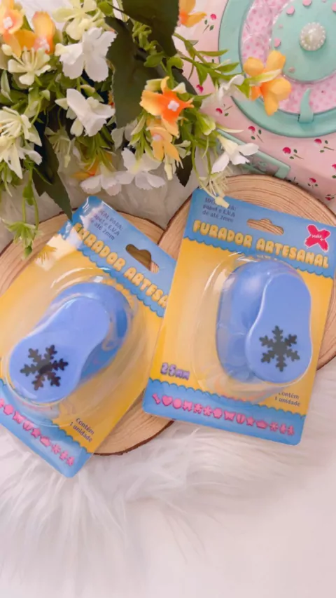 Furador de EVA 25mm Floco de Neve