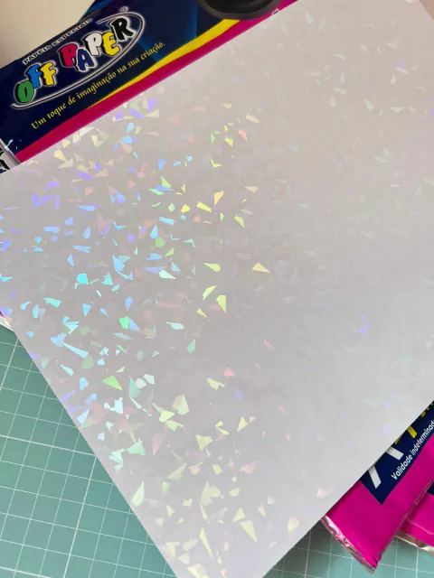 Filme de Laminação Holográfico a frio A4 - a unidade