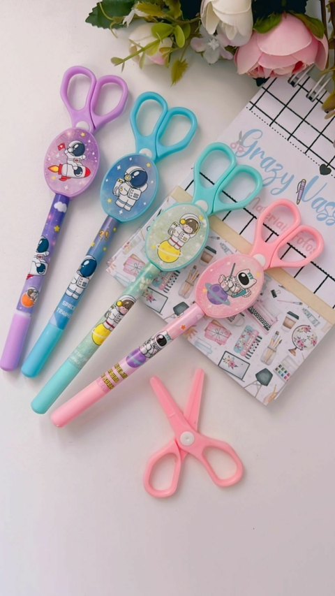 Caneta c/ Tesoura - comprar online