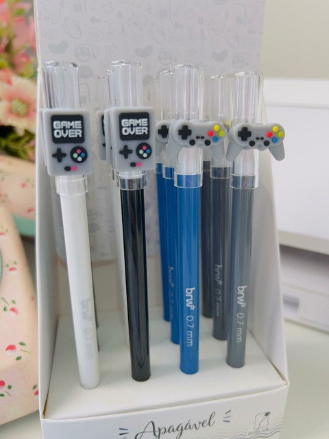 Caneta Gamer com tinta Azul Apagável 0,7mm - BRW - comprar online