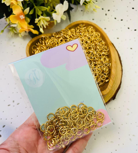 Mini Argola 8mm - cerca de 110 argolas - comprar online