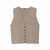 CHALECO TEJIDO HANOI BEIGE - comprar online