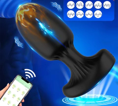Vibrador anal com controle remoto por aplicativo, bluetooth, Plugue anal na internet