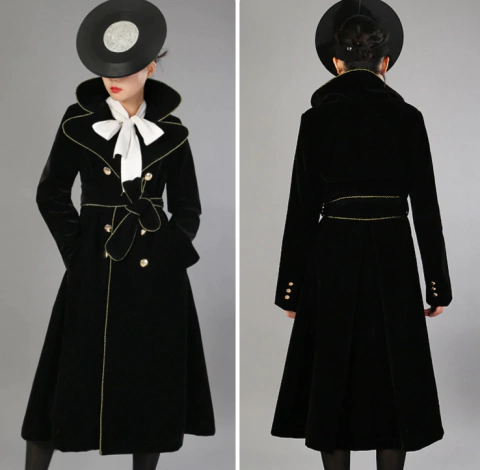 Sobretudo Luxo Britânico Longo Melane.