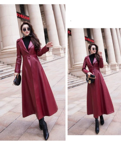 Sobretudo de Couro Estilo Europeu Amelie - Clube das Coisas - Tudo para Você ficar mais Linda e Sexy