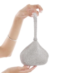 Bolsa de Mão de Strass, Bolsa Feminina de Metal, Bolsa Pequena de Strass. na internet