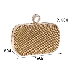 Bolsa de Dedo toda em Strass, Bolsa Feminina de Metal, Bolsa Pequena de Strass. - Clube das Coisas - Tudo para Você ficar mais Linda e Sexy