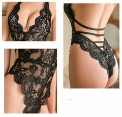 Body Sexy Catarina com Renda Transparente, Lingerie Sexy.