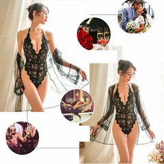 Body Sexy Catarina com Renda Transparente, Lingerie Sexy. - comprar online
