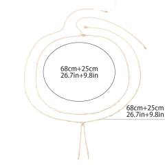 Colar Nancy de Cintura, Jóias Sexy para Cintura, Body Chain Sexy de Cintura. - comprar online