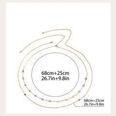 Colar Nancy de Cintura, Jóias Sexy para Cintura, Body Chain Sexy de Cintura. - Clube das Coisas - Tudo para Você ficar mais Linda e Sexy