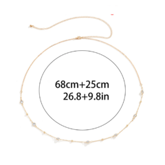 Colar Nancy de Cintura, Jóias Sexy para Cintura, Body Chain Sexy de Cintura. - loja online