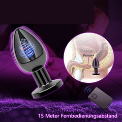 Plugue Anal Victoria com Controle Remoto, Vibrador Anal com Controle Remoto, Masturbador. - comprar online