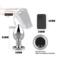 Plugue Anal Victoria com Controle Remoto, Vibrador Anal com Controle Remoto, Masturbador. na internet