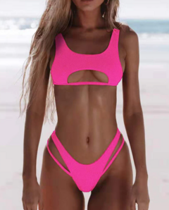 Biquíni Sexy, Biquíni Hollow, Biquíni Corte Alto, Biquíni Elegante, Biquíni verão 2023, Moda Praia.