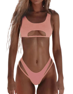 Biquíni Sexy, Biquíni Hollow, Biquíni Corte Alto, Biquíni Elegante, Biquíni verão 2023, Moda Praia. na internet