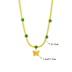 Colar Multicamada de Aço Inoxidável dourado, Colar multicamada Trinity. na internet