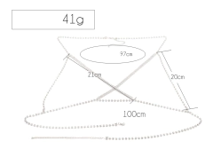 Corrente para Corpo Toda em Strass, Jóias Sexy, Colar Corpo Body Chain Audrey. - Clube das Coisas - Tudo para Você ficar mais Linda e Sexy