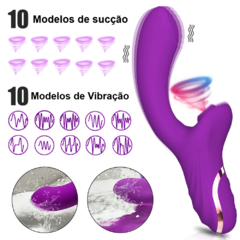 Vibrador Feminino Estimulador de Clitóris com Sucção e Ponto G na internet