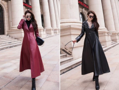 Sobretudo de Couro Estilo Europeu Amelie na internet