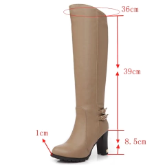 Imagem do Bota Cano Longo Elegante com Fecho de Zíper Lacy.