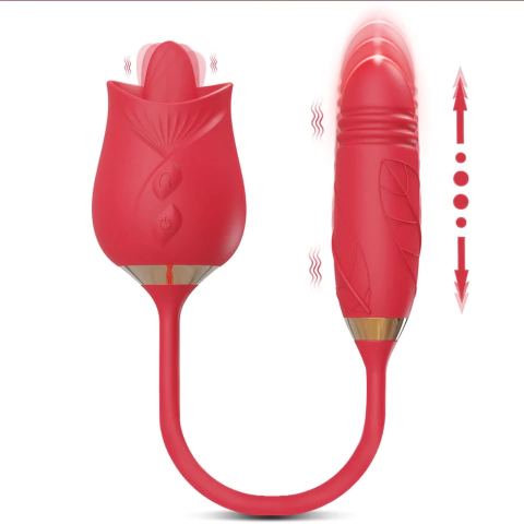 Vibrador Flor Lambedor Estimulador de Clitóris e Ponto G Sex Shop - comprar online