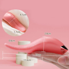 Imagem do Vibrador de Língua Macia, Vibrador Língua para clitóris e ponto G.