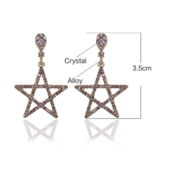 Brinco de Estrela com Strass Destiny.
