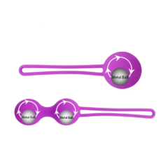 Bolas de Silicone com Esfera interna que Vibra estimulando o Ponto G. na internet