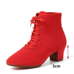 Bota de Camurça com cadarço e Salto Grosso super confortável Mary. na internet