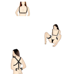 Kit de Brinquedos Eróticos com Fitas e Algemas de Submissão Sex Shop