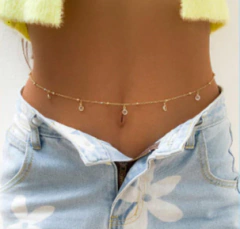 Corrente de Cintura Body Chain Sexy Bolinhas Dupla Esteffany. - loja online