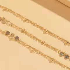 Corrente de Cintura Body Chain Sexy Bolinhas Dupla Esteffany. - comprar online